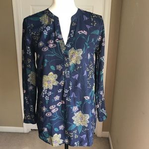 Women’s Floral Popover Blouse